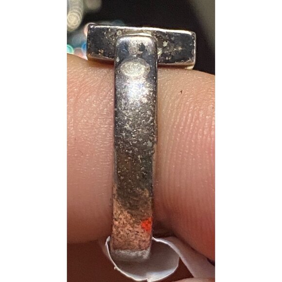 Ring Size 7.5 Lapis Lazuli Blue Sterling Silver 925 Women Semi-Precious Stone - Picture 5 of 10